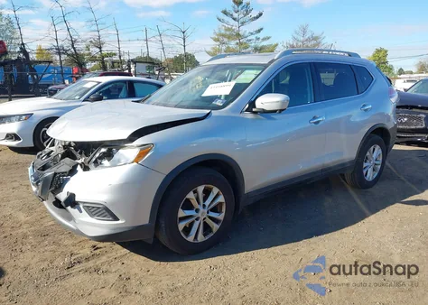 2015 Nissan Rogue Sv from USA, damaged, VIN 5N1AT2MV5FC846558